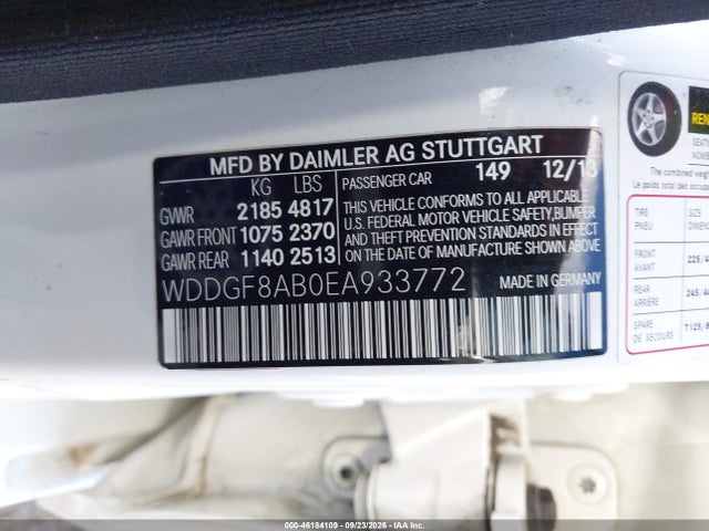 Продаж на аукціоні авто 2014 Mercedes-benz C 300 Sport 4matic, vin: WDDGF8AB0EA933772, номер лоту: 46184109