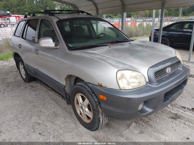 2002 Hyundai Santa Fe Gls/lx მანქანა იყიდება აუქციონზე, vin: KM8SC73D22U303506, აუქციონის ნომერი: 46184137