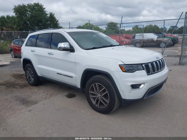 Auction sale of the 2017 Jeep Grand Cherokee Limited 4x2, vin: 1C4RJEBG4HC790652, lot number: 46184179