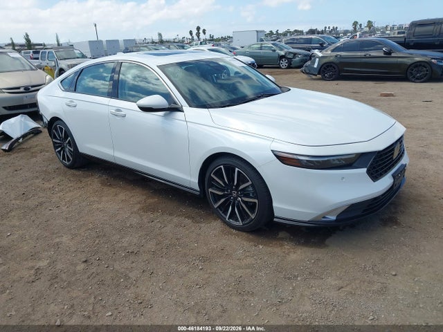2023 Honda Accord Hybrid Touring მანქანა იყიდება აუქციონზე, vin: 1HGCY2F80PA021533, აუქციონის ნომერი: 46184193