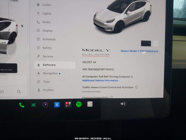 7SAYGDEF5PF751970 Tesla Model Y Performance Dual Motor All-wheel Drive