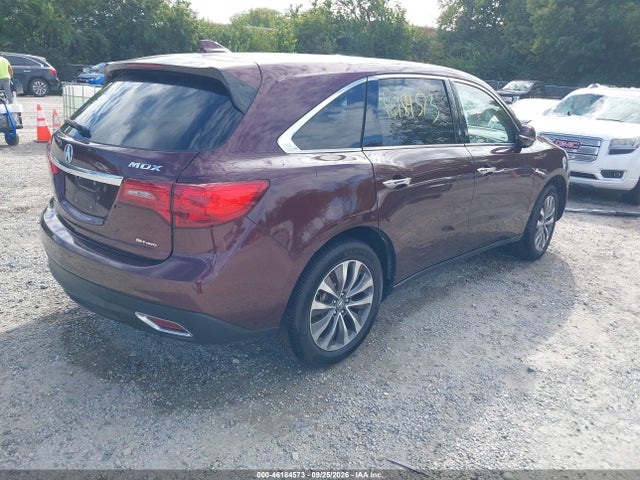 Aukcja sprzedaży 2016 Acura Mdx Technology   Acurawatch Plus Packages/technology Package, vin: 5FRYD4H4XGB023768, numer aukcji: 46184573