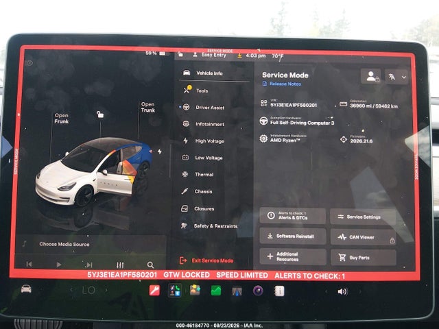 Tesla Model 3 Rear-wheel Drive 2023 5YJ3E1EA1PF580201 Image 7