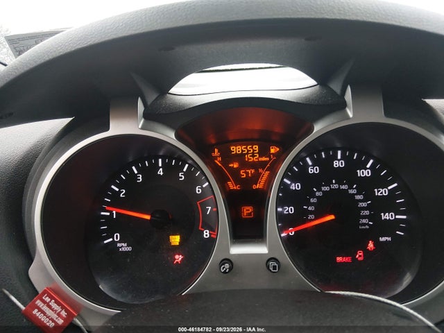 2014 Nissan Juke S მანქანა იყიდება აუქციონზე, vin: JN8AF5MV8ET481406, აუქციონის ნომერი: 46184782