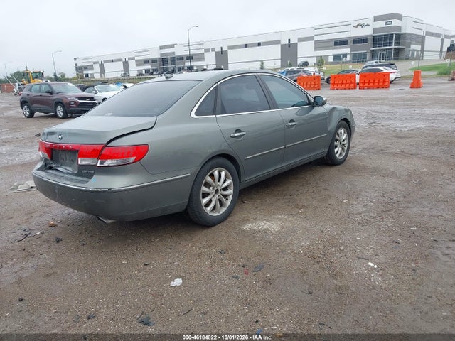 Auction sale of the 2007 Hyundai Azera Limited/se, vin: KMHFC46F97A183063, lot number: 46184822