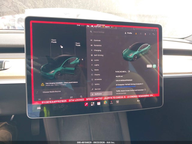 Aukcja sprzedaży 2023 Tesla Model 3 Rear-wheel Drive, vin: 5YJ3E1EA4PF621825, numer aukcji: 46184829