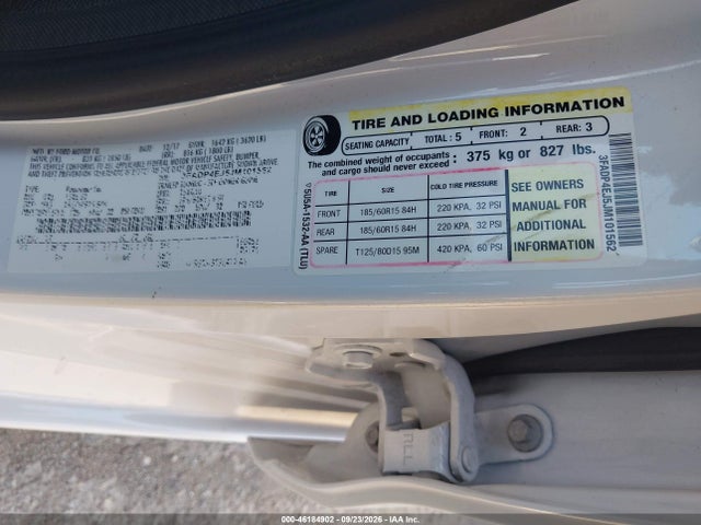 Aukcja sprzedaży 2018 Ford Fiesta Se, vin: 3FADP4EJ5JM101562, numer aukcji: 46184902