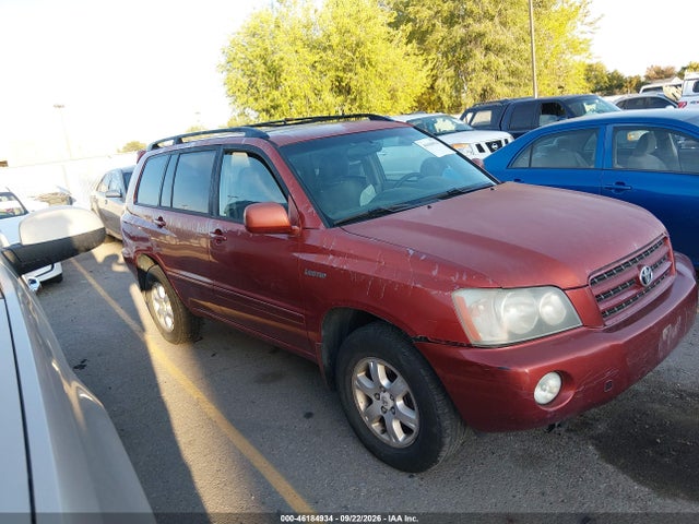 Aukcja sprzedaży 2002 Toyota Highlander Limited V6, vin: JTEHF21A620084845, numer aukcji: 46184934