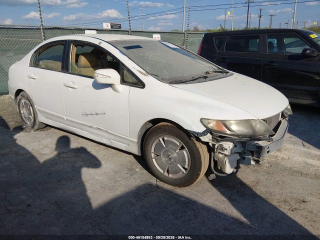 Aukcja sprzedaży 2008 Honda Civic Hybrid, vin: JHMFA36248S023782, numer aukcji: 46184983