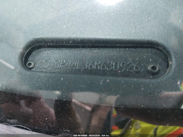 46185086 :رقم المزاد ، 2D4GP44L36R630926 vin ، 2006 Dodge Grand Caravan Sxt مزاد بيع