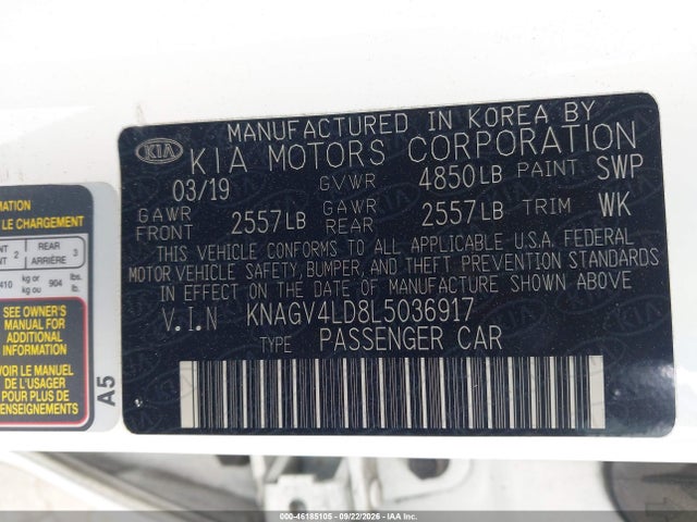 KNAGV4LD8L5036917 KIA Optima Plug-in Hybrid Ex