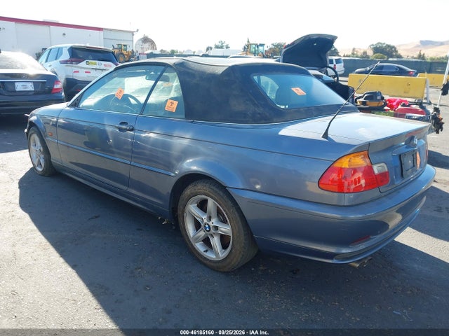 2002 Bmw 325ci მანქანა იყიდება აუქციონზე, vin: WBABS33422PG85261, აუქციონის ნომერი: 46185160
