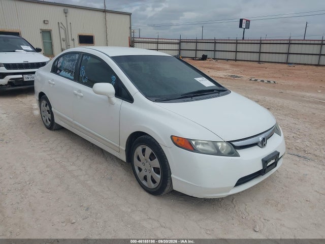 46185198 :رقم المزاد ، 2HGFA16508H344176 vin ، 2008 Honda Civic Lx مزاد بيع