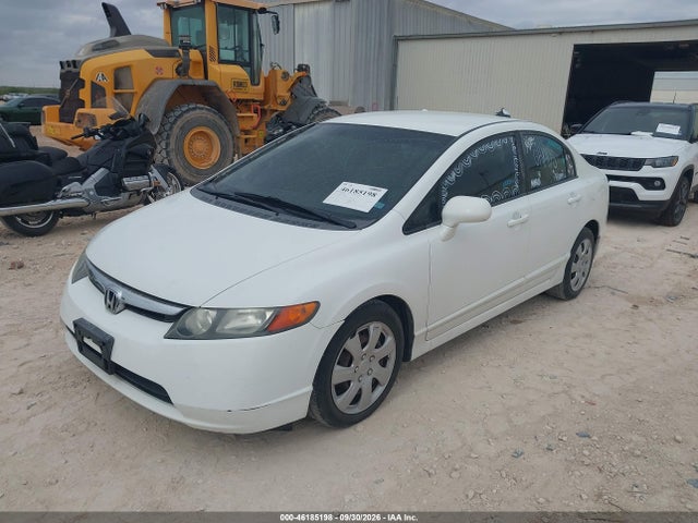 46185198 :رقم المزاد ، 2HGFA16508H344176 vin ، 2008 Honda Civic Lx مزاد بيع