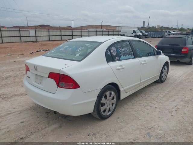 46185198 :رقم المزاد ، 2HGFA16508H344176 vin ، 2008 Honda Civic Lx مزاد بيع