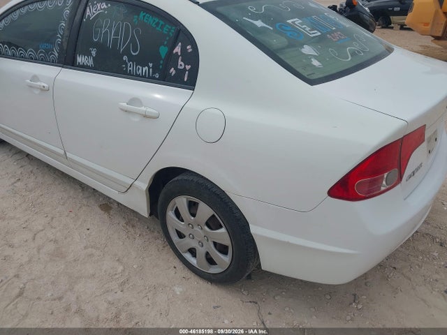 46185198 :رقم المزاد ، 2HGFA16508H344176 vin ، 2008 Honda Civic Lx مزاد بيع