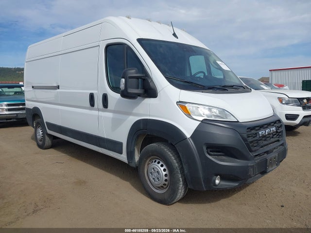 46185259 :رقم المزاد ، 3C6LRVDG5SE519389 vin ، 2025 Ram Promaster 2500 Tradesman High Roof 159 Wb W/pass Seat مزاد بيع