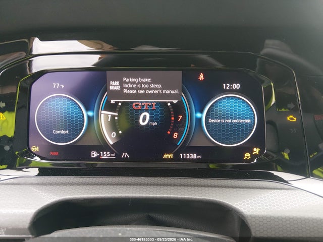 2023 Volkswagen Golf Gti 2.0t Autobahn მანქანა იყიდება აუქციონზე, vin: WVWWA7CD8PW212800, აუქციონის ნომერი: 46185303