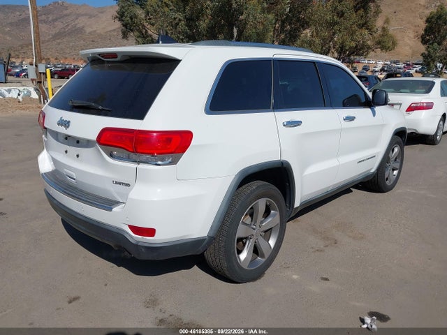 Aukcja sprzedaży 2014 Jeep Grand Cherokee Limited, vin: 1C4RJEBGXEC498953, numer aukcji: 46185385