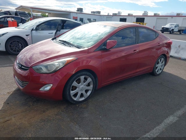 2012 Hyundai Elantra Limited (ulsan Plant) მანქანა იყიდება აუქციონზე, vin: KMHDH4AE0CU186966, აუქციონის ნომერი: 46185405