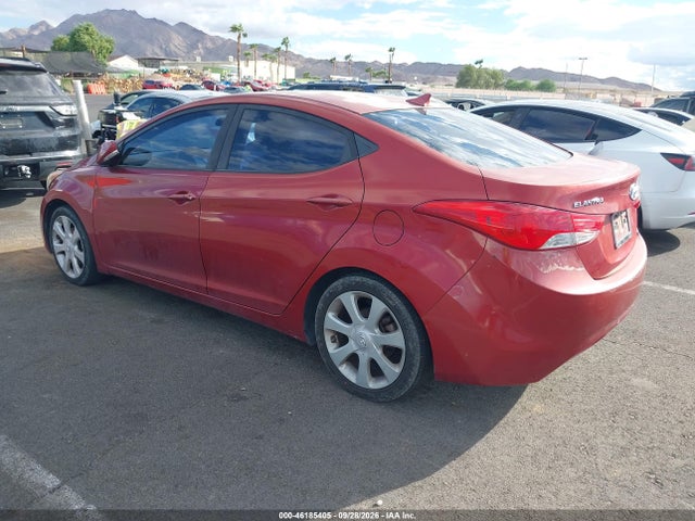 2012 Hyundai Elantra Limited (ulsan Plant) მანქანა იყიდება აუქციონზე, vin: KMHDH4AE0CU186966, აუქციონის ნომერი: 46185405