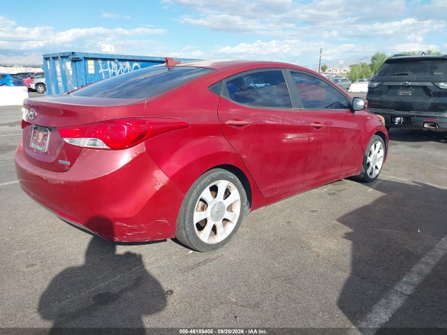 2012 Hyundai Elantra Limited (ulsan Plant) მანქანა იყიდება აუქციონზე, vin: KMHDH4AE0CU186966, აუქციონის ნომერი: 46185405