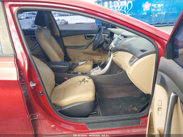 2012 Hyundai Elantra Limited (ulsan Plant) მანქანა იყიდება აუქციონზე, vin: KMHDH4AE0CU186966, აუქციონის ნომერი: 46185405