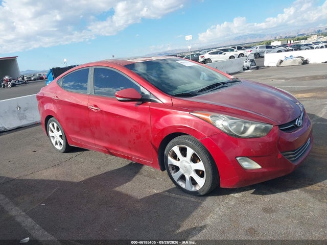 2012 Hyundai Elantra Limited (ulsan Plant) მანქანა იყიდება აუქციონზე, vin: KMHDH4AE0CU186966, აუქციონის ნომერი: 46185405