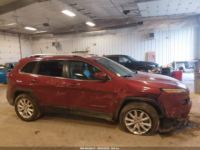2016 Jeep Cherokee Limited მანქანა იყიდება აუქციონზე, vin: 1C4PJMDS3GW373104, აუქციონის ნომერი: 46185412