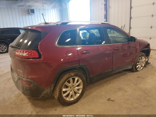 2016 Jeep Cherokee Limited მანქანა იყიდება აუქციონზე, vin: 1C4PJMDS3GW373104, აუქციონის ნომერი: 46185412