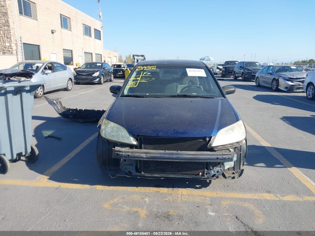 Aukcja sprzedaży 2005 Honda Civic Lx, vin: 2HGES16585H510108, numer aukcji: 46185451