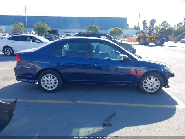 Aukcja sprzedaży 2005 Honda Civic Lx, vin: 2HGES16585H510108, numer aukcji: 46185451