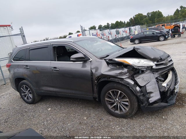 Aukcja sprzedaży 2019 Toyota Highlander Xle, vin: 5TDKZRFH7KS558704, numer aukcji: 46185505