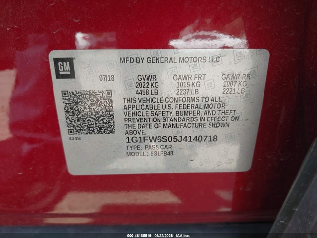 Chevrolet BOLT EV LT 2018 1G1FW6S05J4140718 Image 9