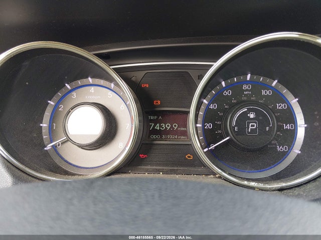 Aukcja sprzedaży 2012 Hyundai Sonata Gls, vin: 5NPEB4AC1CH395183, numer aukcji: 46185565
