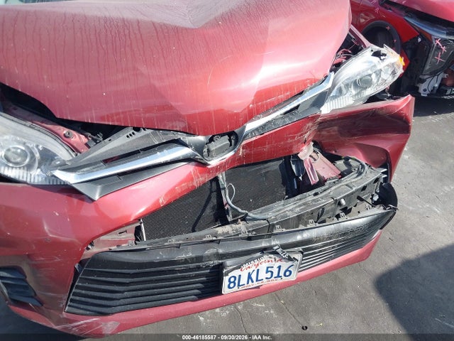 2018 Toyota Sienna Le 8 Passenger მანქანა იყიდება აუქციონზე, vin: 5TDKZ3DC3JS909014, აუქციონის ნომერი: 46185587
