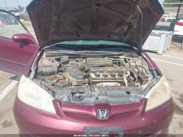 Продажа на аукционе авто 2004 Honda Civic Ex, vin: 2HGES26724H621453, номер лота: 46185867
