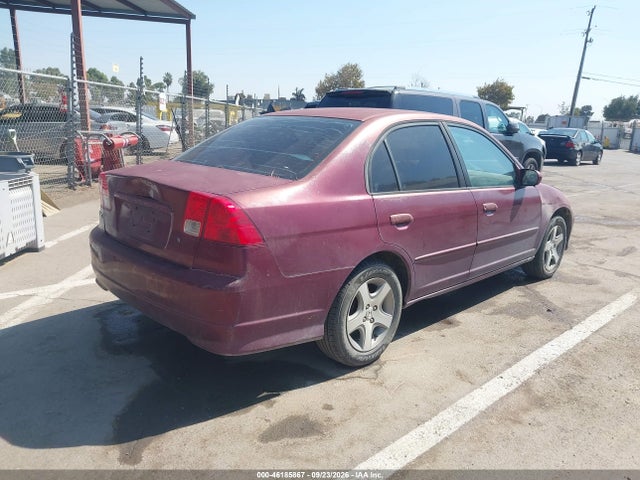 Продажа на аукционе авто 2004 Honda Civic Ex, vin: 2HGES26724H621453, номер лота: 46185867