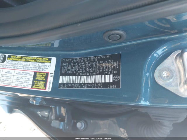Aukcja sprzedaży 2025 Toyota Camry Le, vin: 4T1DAACKXSU194075, numer aukcji: 46185901
