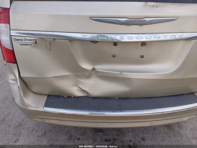 2012 Chrysler Town & Country Touring-l მანქანა იყიდება აუქციონზე, vin: 2C4RC1CG3CR125498, აუქციონის ნომერი: 46185927