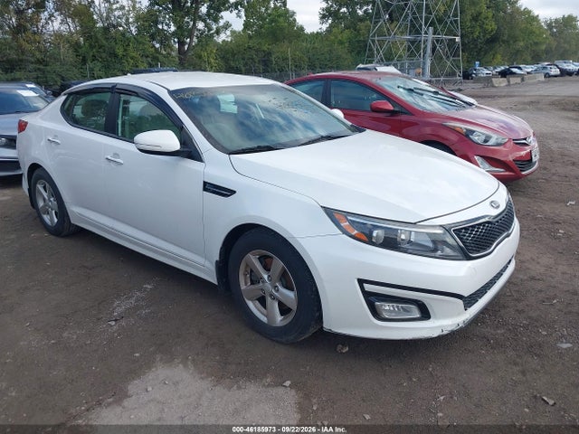 46185973 :رقم المزاد ، KNAGM4A78F5662410 vin ، 2015 Kia Optima Lx مزاد بيع