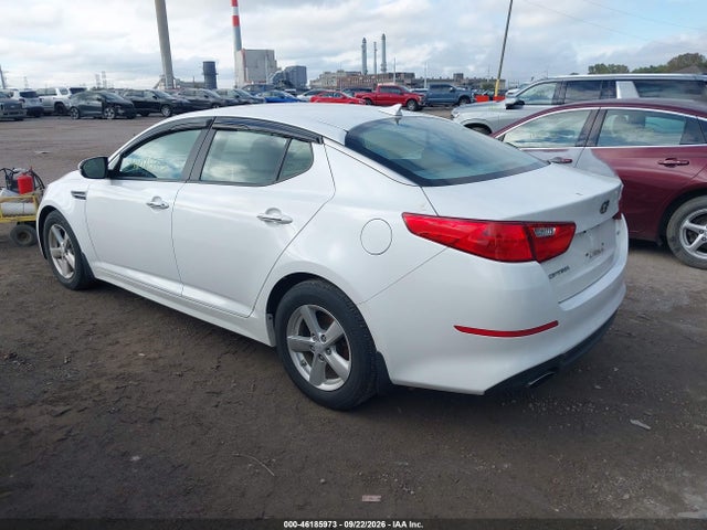 46185973 :رقم المزاد ، KNAGM4A78F5662410 vin ، 2015 Kia Optima Lx مزاد بيع