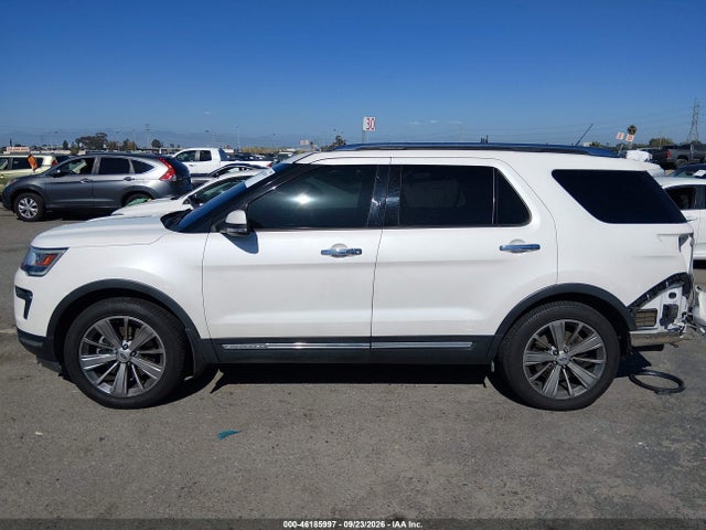 2018 Ford Explorer Limited მანქანა იყიდება აუქციონზე, vin: 1FM5K7F84JGB09832, აუქციონის ნომერი: 46185997