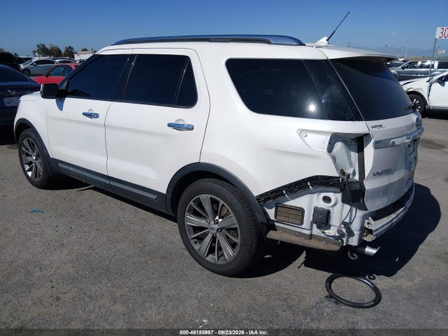 2018 Ford Explorer Limited მანქანა იყიდება აუქციონზე, vin: 1FM5K7F84JGB09832, აუქციონის ნომერი: 46185997
