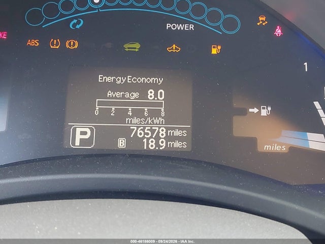 Aukcja sprzedaży 2011 Nissan Leaf Sl, vin: JN1AZ0CP6BT009244, numer aukcji: 46186009