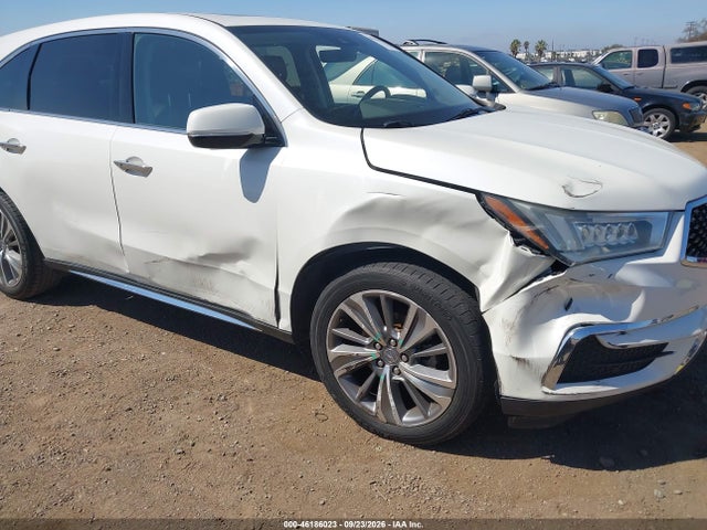 46186023 :رقم المزاد ، 5FRYD3H58HB013809 vin ، 2017 Acura Mdx Technology Package مزاد بيع