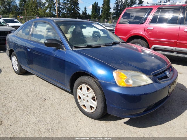 Aukcja sprzedaży 2003 Honda Civic Lx, vin: 1HGEM225X3L017312, numer aukcji: 46186066