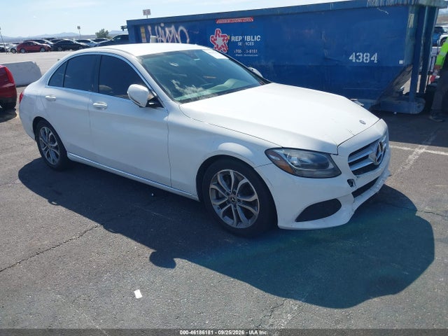 Auction sale of the 2017 Mercedes-benz C 300, vin: 55SWF4JB6HU211019, lot number: 46186181