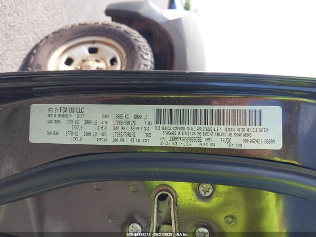 Auction sale of the 2017 Ram 1500 Tradesman  4x4 5'7 Box, vin: 1C6RR7KG2HS826582, lot number: 46186214