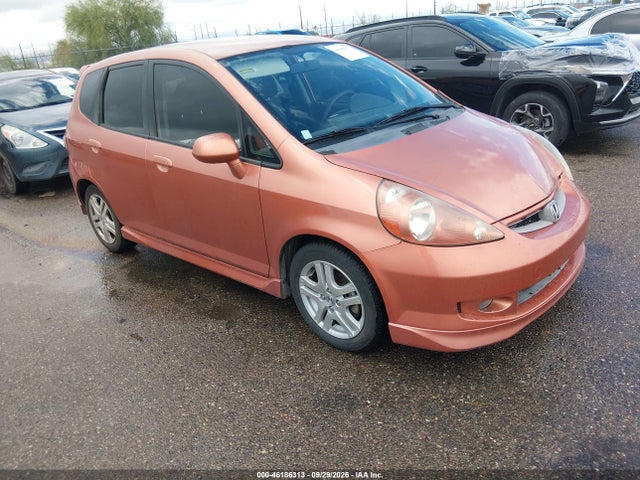 2007 Honda Fit Sport მანქანა იყიდება აუქციონზე, vin: JHMGD37607S040316, აუქციონის ნომერი: 46186313